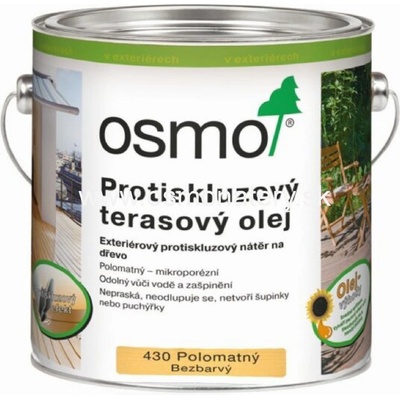Osmo 430 Protišmykový terasový olej 25 l Bezfarebný