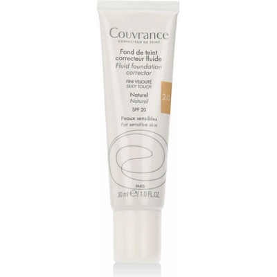 Avène Couvrance SPF20 Fluid Foundation Corrector Tekutý make-up 2 Natural 30 ml