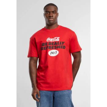 MERCHCODE Тениска Coca Cola Refreshed Oversize Tee cityred XSUB-MC1054-00491 - , размер XL