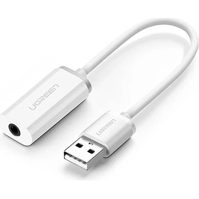 Ugreen 30712 USB/3,5mm jack, bílý