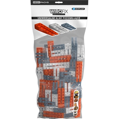 Univerzálny nivelačný klin MIX MEGA PACK 450 ks BOX