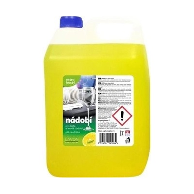 Duha tekutý čistiaci prostriedok na riad 5 l