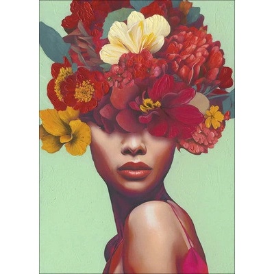 Ručne maľovaný obraz On Her Face VIII 50x70 cm