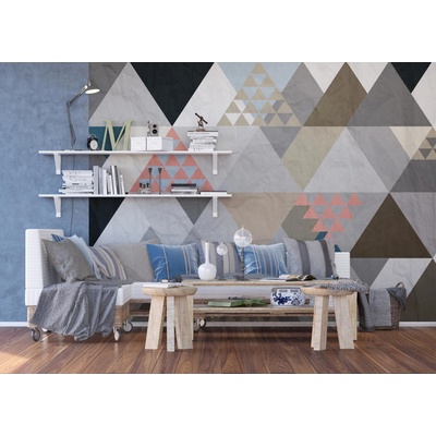 AG Design FTNXXL-1224 vliesová fototapeta Trojúhelníky rozměry 360 x 270 cm