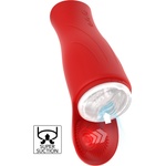 Hidden Desire Fusion Super Suction Nutbuster Triple Masturbator Red