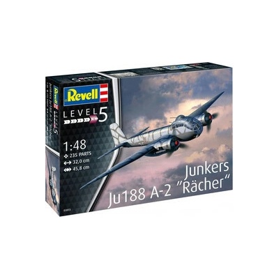 REVELL Plastic ModelKit letadlo 03855 Junkers Ju188 A 1 "Rächer" 1:48