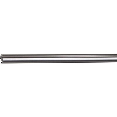 Sombra Záclonová tyč s drážkou, 240 cm , strieborná, 60921