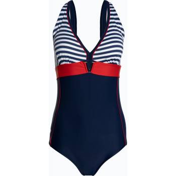 AQUASPEED Дамски бански костюм от една част AQUA-SPEED Maris blue/white
