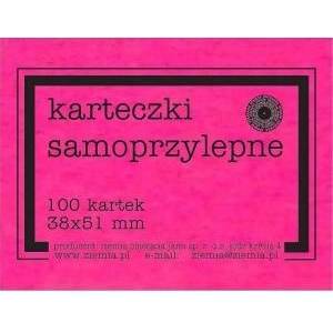 Ziemia Obiecana Adhesive Notes Fluo 38x51mm 100K roses