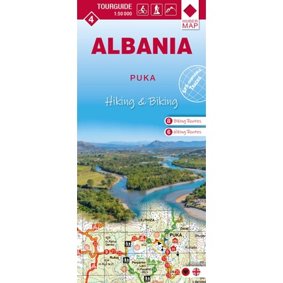 mapa Puka, Lumbardhi 1:50 t. (Albánie)