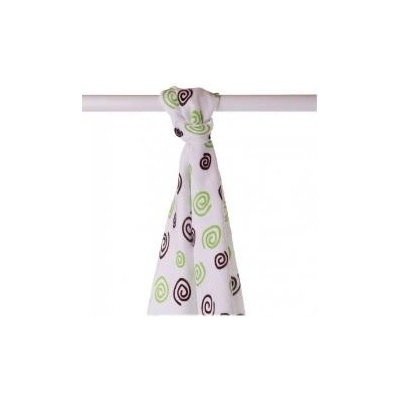 KIKKO XKKO BMB Spirals&Bubbles 90 x 100 Lime Spirals potisk 1 ks