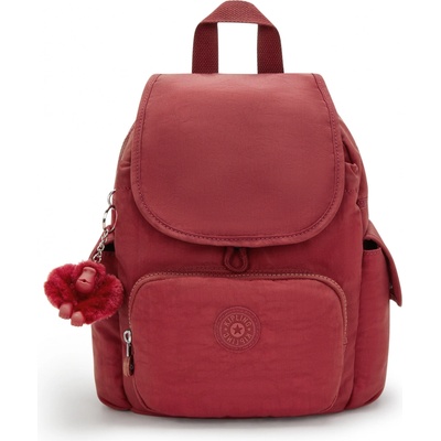 Kipling Batoh CITY PACK MINI FUNKY RED 9 l