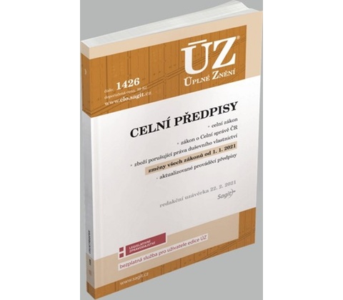 ÚZ 1426 Celní předpisy