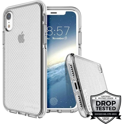 Prodigee Safetee Slim Case - хибриден кейс с висока степен на защита за iPhone XR (сребрист)