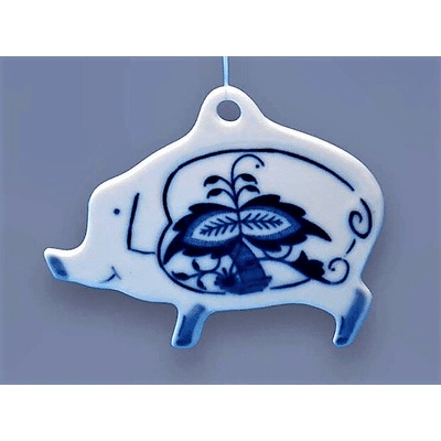 Crystal Bohemia Cibulák – Prasiatko – vianočná ozdoba – Originál cibuľový porcelán 1. akosť