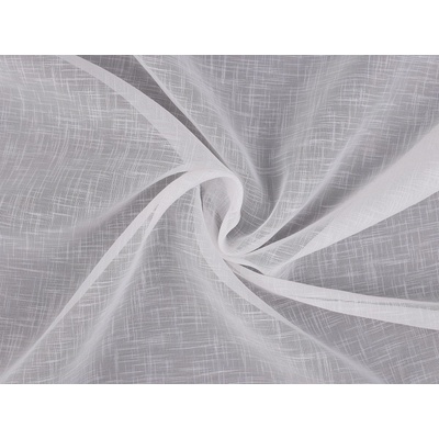Prima-obchod Záclona / voál strukturovaný s olůvkem šíře 276 cm, barva Off White