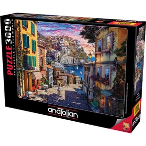 Anatolian Пъзел Anatolian от 3000 части - Залез над италианското крайбрежие (P4932)