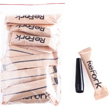 Refork Hygienický náustek ECO Black 5,5 cm IN 10 ks