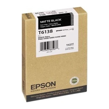 Epson T6138 Matte Black - originálny