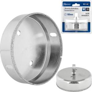 GEKO Диамантена боркорона за плочки 100mm 82002 (G65188)