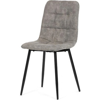 Autronic CT-281 GREY3 šedá látka nohy černý kov