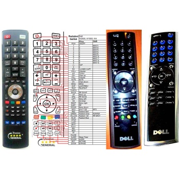 GENERAL DELL W2600 - съвместимо дистанционно управление на марката General (W2600)