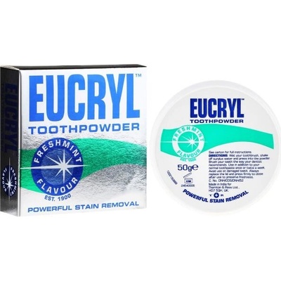 Eucryl Toothpowder Freshmint Flavour zubní prášek k odstranění skvrn 50 g