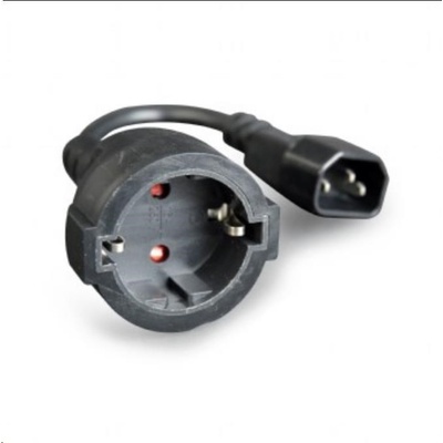 Gembird Power Adapter Cord IEC320 C14 -Schuko, M-F, 15cm, PC-SFC14M-01