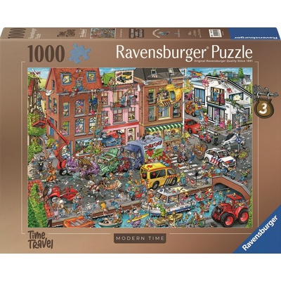 Ravensburger Пъзел Ravensburger от 1000 части - Модерни времена (12001742)