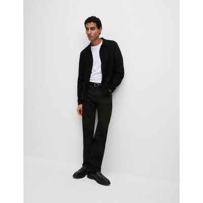 Marks & Spencer Разтегливи дънки с права кройка Marks & Spencer черни Marks & Spencer | Cheren | МЪЖЕ | 32/32