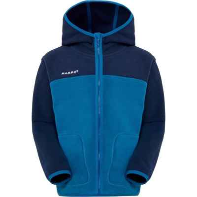 Mammut Детско поларено яке Mammut Kid's Waymarker Midlayer Hooded Jacket Fleece jacket - Tschiel / Marine - размер 164 (EU) (703-6438-0416)