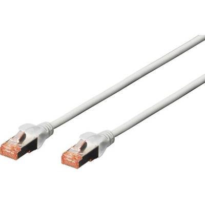 Digitus DK-1644-100 RJ45 CAT 6 S/FTP 10m sivý