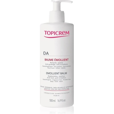 Topicrem AD Emollient Balm балсам-грижа за тяло за много суха чуствителна и атопична кожа 500ml