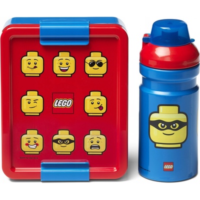 LEGO® Iconic Classic box na svačinu červená/modrá – Zboží Dáma