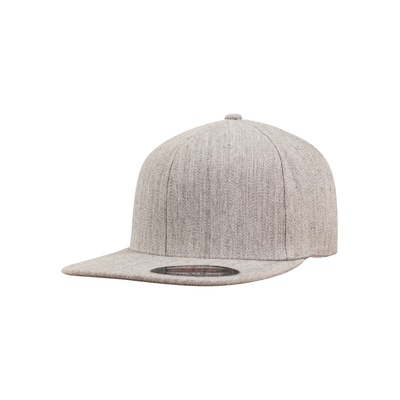 Urban Classics Шапка с козирка в сиво Flexfit Flat VisorUB-6277FV-00474 - Сив, размер S/M