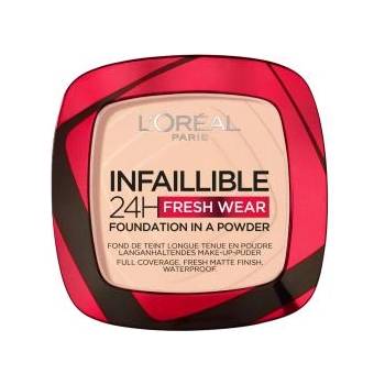 L'Oréal Infaillible 24H Fresh Wear Foundation In A Powder дълготраен прахообразен фон дьо тен 9 g нюанс 180 Rose Sand