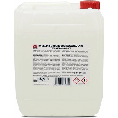 ŠK Spektrum Kyselina soľná chlorovodíková 30-33% 4,5 l