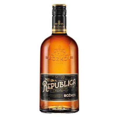 Božkov Republica Exclusive 38% 0,7 l (čistá fľaša)