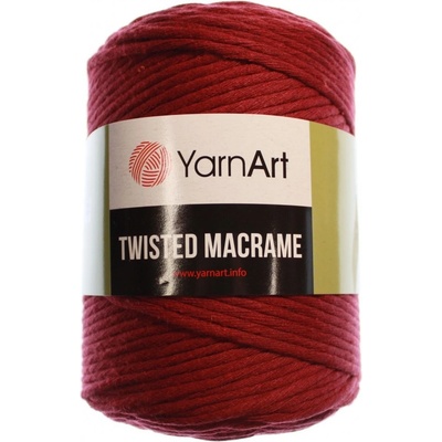 Twisted Macrame 500 g barva 781vínová