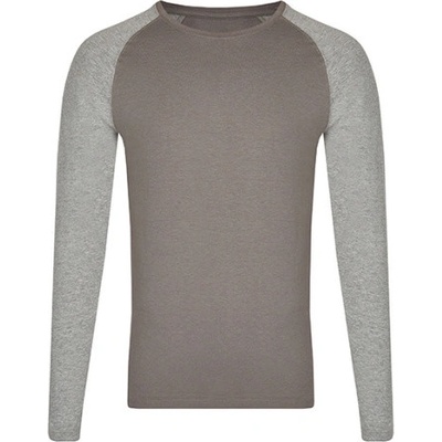 Miners Mate tričko s dlhým rukávom MY210 grey solid