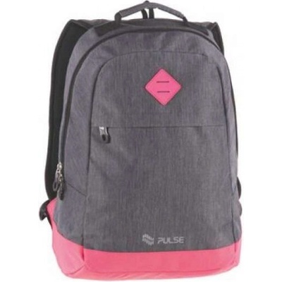 Pulse batoh s držiakom na notebook Bicolor sivo-ružová