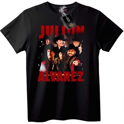 NOONEBRAND Тениска Julián Alvarez Музикална Група - 2XL, White