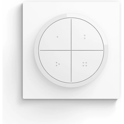 Philips HUE Smart vypínač Tap, plast, IP20, biely, PHLEDH8719514440999