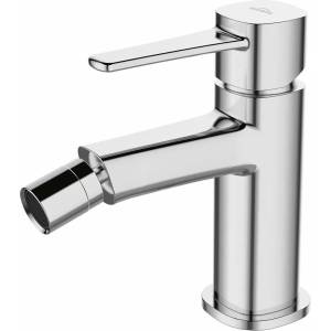 INVENA Едноръкохватков смесител за биде Invena Glamour, гланциран хром (BB-02-001-V)