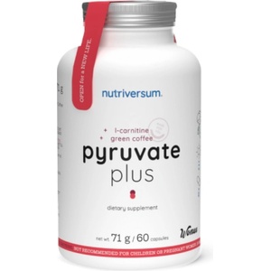 Nutriversum Pyruvate Plus | with L-Carnitine & Green Coffee Bean [60 капсули]
