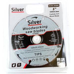 SILVER Циркулярен диск за дърво 125x22, 2 мм с карбидни зъби 67308 (S10287)