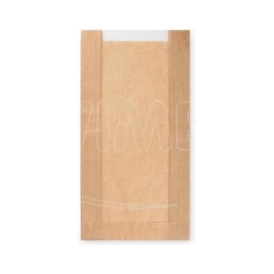 Wimex Papierové vrecko s okienkom 9cm 15+6 x 29 cm (1000 ks)