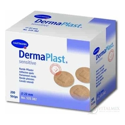 Dermaplast Sensitive Spots náplasti okrúhle priemer 22 mm 200 ks