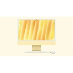 Apple iMac 24" Retina 4.5K Display с Apple M4 с 10-Core CPU, 10-Core GPU, 16GB RAM, 512GB SSD - Yellow, Intl. Engl. клавиатура (Дисплей: Nano-texture glass) (z1el_imac24-disp-nano-179)