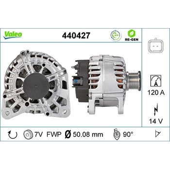 Alternátor VALEO 440427